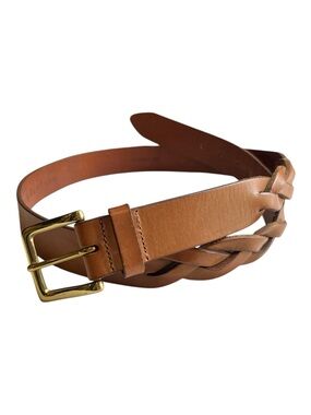 Polo Ralph Lauren braided leather design full-grain vachetta leather